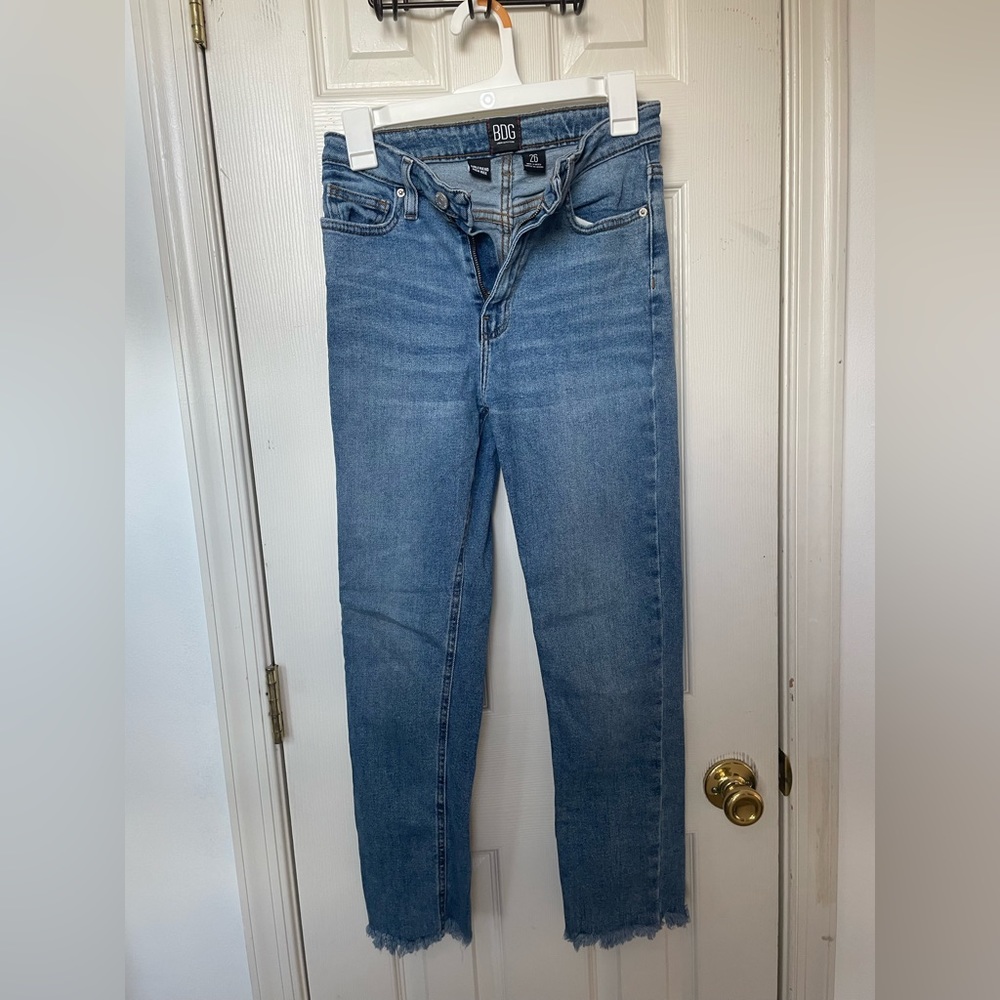 BDG straight leg jeans medium wash